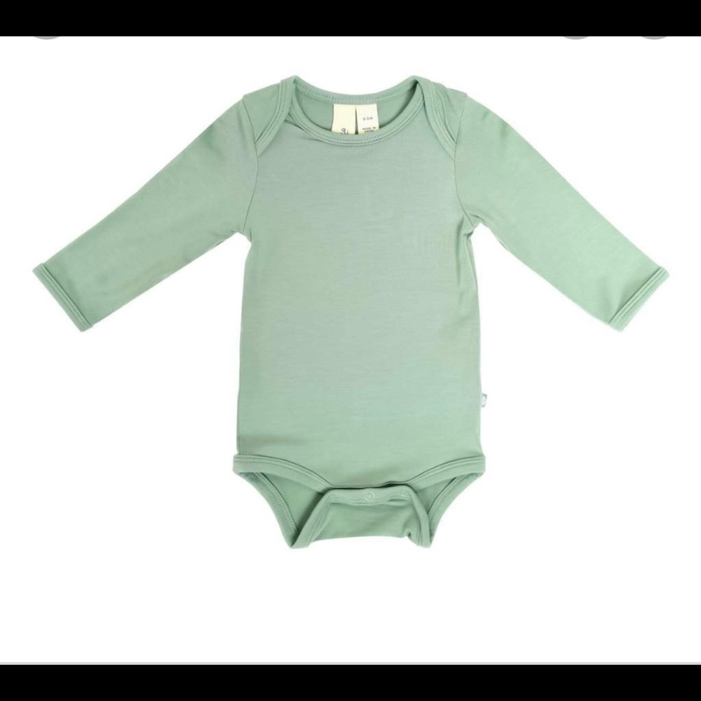 Kyte Matcha newborn bodysuit